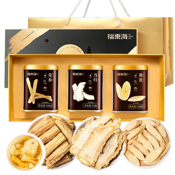 Fudonghai Factory New Astragalus Gift Box Soup Chinese Medicinal Materials Ingredients Nourishing Gifts Jiapin Spot Delivery Gifts