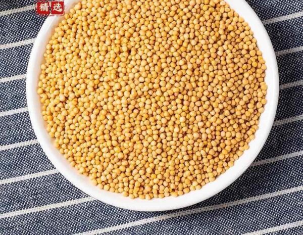 Chinese herbal medicines, fried white mustard seeds, genuine fried white mustard seeds, fried white mustard seeds and white mustard powder, 500g of new goods in bulk - Image 6