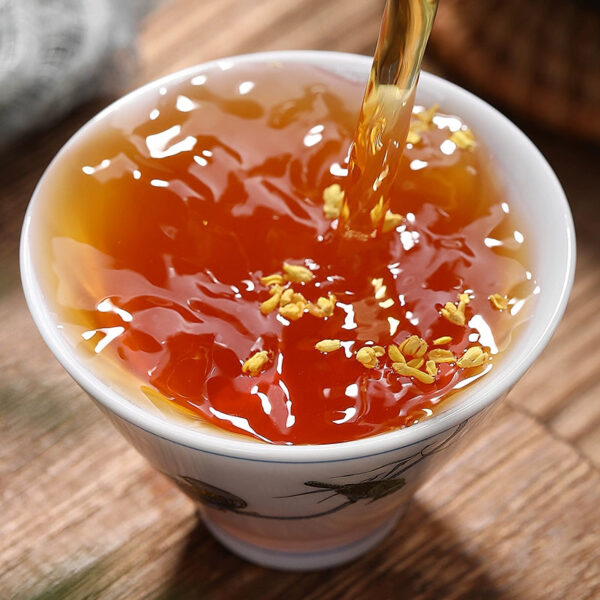 Zhongmin Hongtai new tea osmanthus black tea Zhengshan small species strong fragrance type nectar fragrance, gift box for elders during the Chinese New Year - Image 5