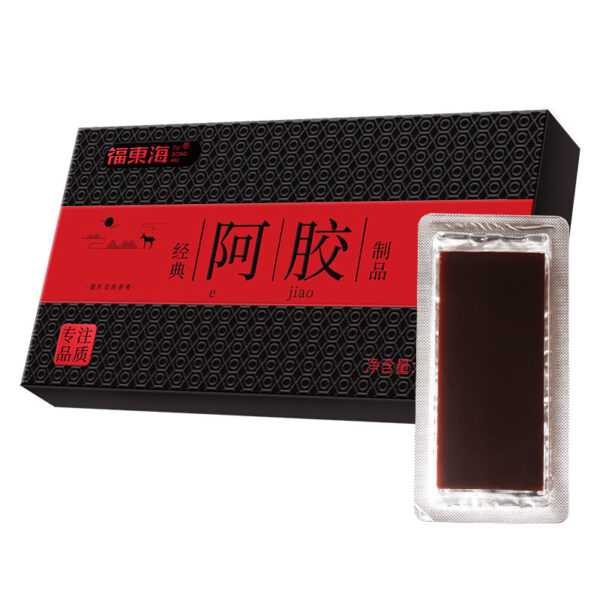 Fudonghai Ejiao Products 31.25g Wholesale Black Donkey Skin Boiled Ejiao Cake Send Girlfriend Send Mom Send Elder
