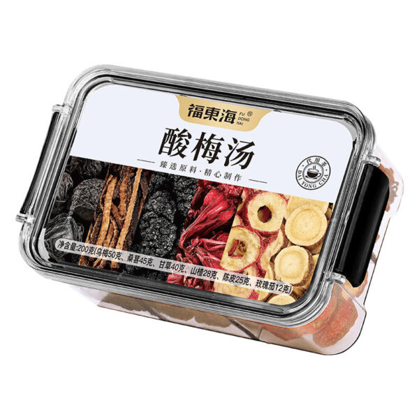 Fudonghai sour plum soup 200g, old Beijing sour plum soup health tea, dog days ebony soup tea wholesale distribution - Image 6
