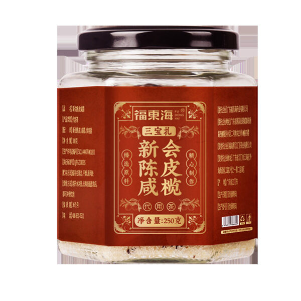 Fudonghai Xinhui tangerine peel raw sun Sanbaoza 250g Guangdong specialty tangerine peel salted olive soaked in water spot bulk wholesale - Image 5