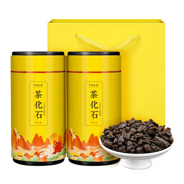 Tea fossil, broken silver, glutinous rice fragrance, old Pu'er ancient tree in Yunnan, Icelandic ripe tea, old tea, dark tea, free gift box in bulk. - Image 2