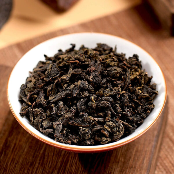 Zhongmin Hongtai traditional Luxiang handmade longan wood charcoal roasted fried rice fragrant Anxi Tieguanyin tea leaves cooked tea 500g - Image 3