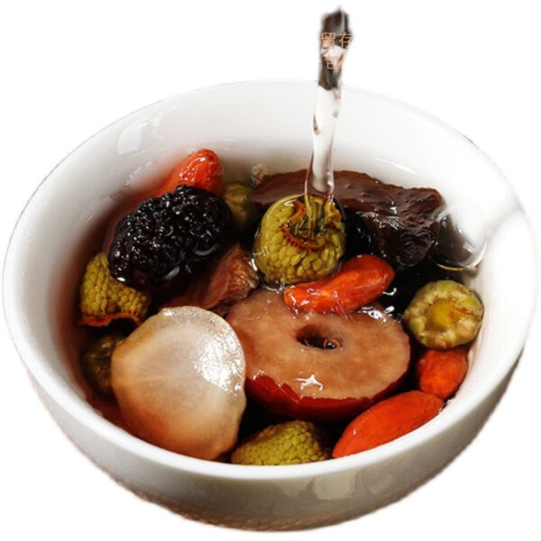 Fudonghai ginseng Qijun tea 216g male eight treasure tea black magenta wolfberry yellow essence dried mulberry wholesale hair - Image 5