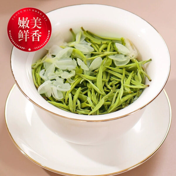 Zhongmin Hongtai Jasmine New Tea Alpine Luxiang Tea Green Tea Piaoxue Loose Canned 500g Flower Tea is affordable - Image 5