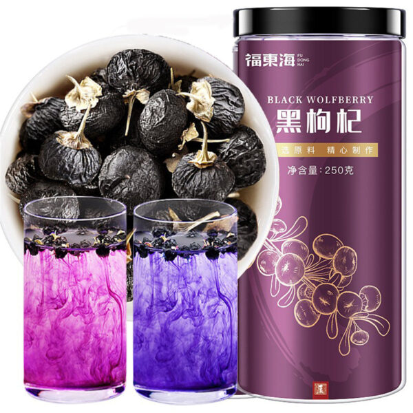 Fudonghai black wolfberry 250g, big fruit Qinghai specialty black wolfberry seeds dry soaking water wholesale origin source delivery