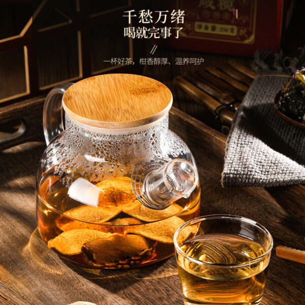Fudonghai Xinhui tangerine peel raw sun Sanbaoza 250g Guangdong specialty tangerine peel salted olive soaked in water spot bulk wholesale - Image 4