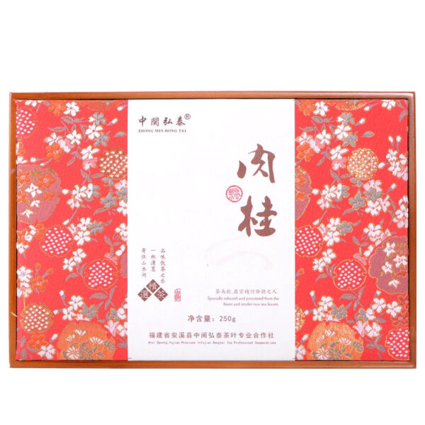 Zhongmin Hongtai New Tea Charcoal Roasted Dahongpao Tea, Fujian Oolong Tea Rock Tea Cinnamon Gift Box 250g - Image 2