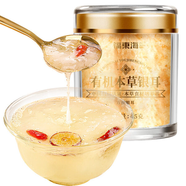 Fudonghai Organic Materia Medica Tremella 45g Leave-in and Soak-free Women's Meal Replacement Nutritious Breakfast Tonic Wholesale