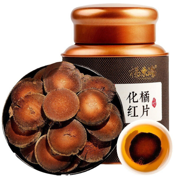 Fudong Haihua orange red 50g/can, Jinmao Zhengmao aged orange red fetus sliced, Huazhou orange peel orange red hair generation - Image 5