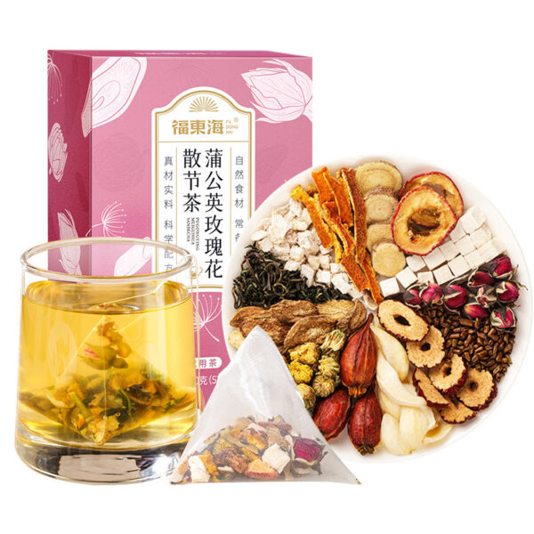 Fudonghai Dandelion Rose Loose Tea 150g (5g x30 packs) Health Tea Soaked in Water Wholesale