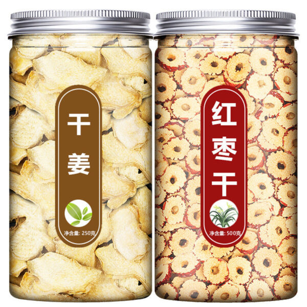 Dried ginger slices, tea, Chinese herbal medicine slices, edible, shredded ginger, dried ginger, old ginger, small yellow ginger powder, soaked in water, soaked in foot licorice soup - Image 9
