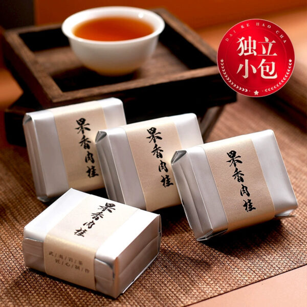 2025 New Tea Zhongmin Hongtai Premium Fujian Wuyishan Flower and Fruit Fragrant Cinnamon Packet Free Gift Box Bag 250g - Image 3