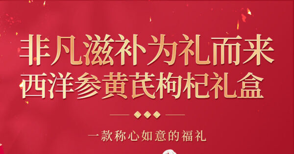 Fudonghai Festival American Ginseng 100g + Astragalus 130g + Wolfberry 180g/Dry Goods Fu Gift Box Gift Bag Wholesale - Image 6