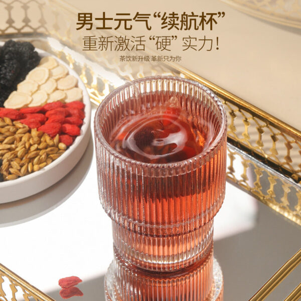 Fudonghai ginseng Qibao tea 100g, male health tea, mulberry wolfberry herbal tea, Guben tea wholesale distribution - Image 2