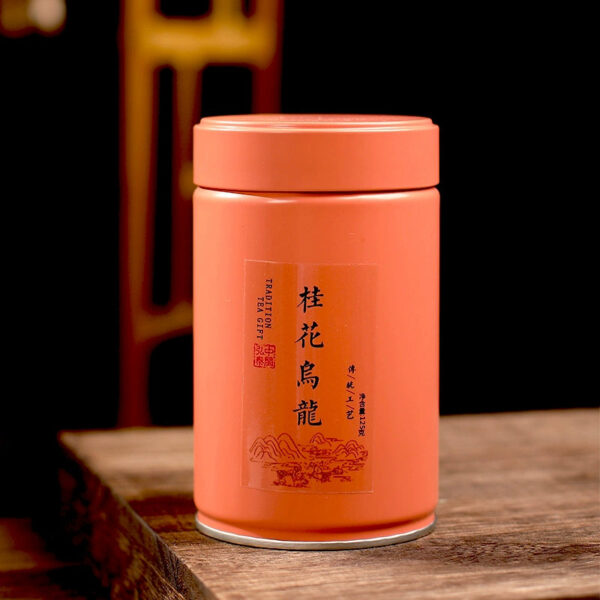 Zhongmin Hongtai osmanthus oolong tea premium Tieguanyin strong fragrance scented osmanthus tea alpine cold brewed tea canned - Image 5