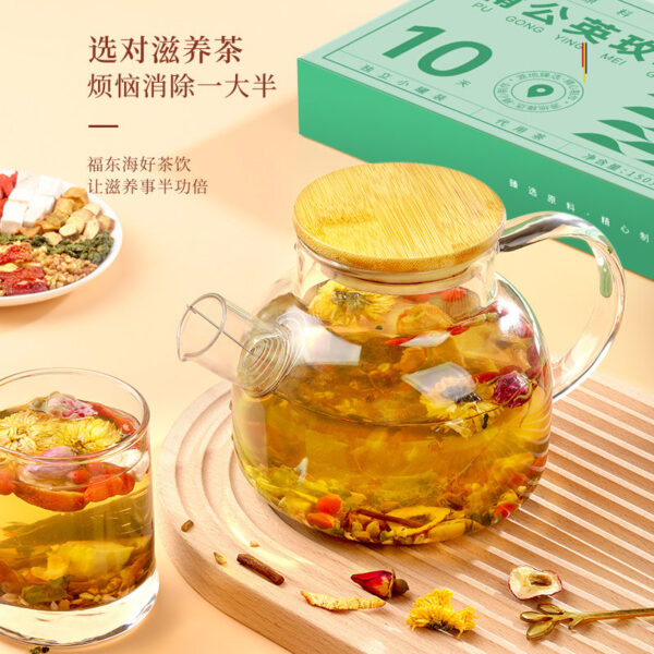 Fudonghai Dandelion Rose Loose Tea 150g Hawthorn Wolfberry Mulberry Leaf Chrysanthemum Fruit Tea Wholesale - Image 4