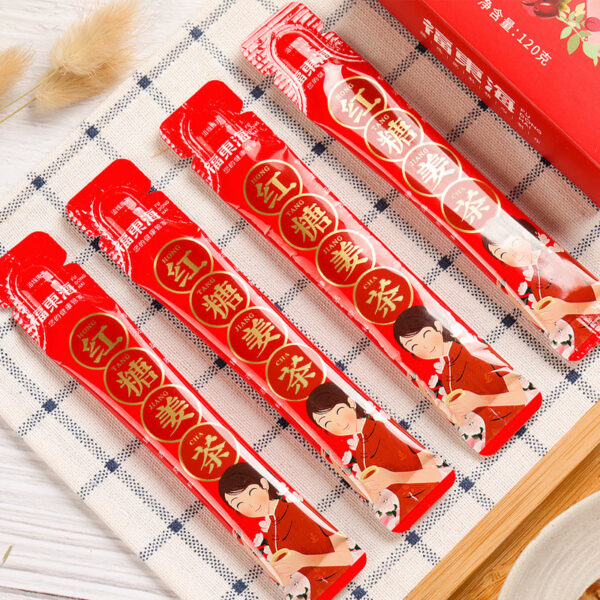 Fudonghai Brown Sugar Ginger Tea 120g Brown Sugar Ginger Tea Strips Solid Drink Auntie Ginger Mother Tea Ginger Liquid Wholesale - Image 4