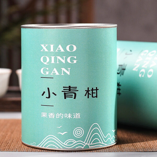 Zhongmin Hongtai New Tea Raw Sun Small Green Orange Pu'er Tea Ripe Tea Tangerine Peel Orange Pu'er Tea Gift Box Canned 500g - Image 5
