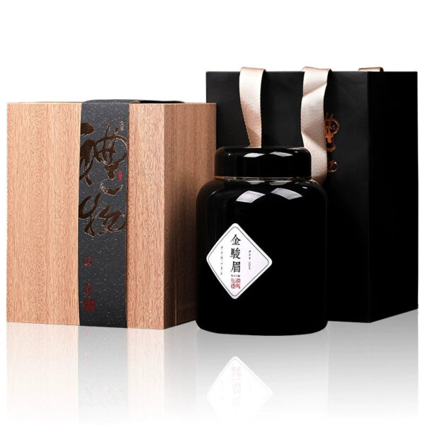 Zhongmin Hongtai 2025 New Tea Jin Junmei Tea Premium Authentic Luxiang Black Tea 500g Bulk Canned Gift - Image 2