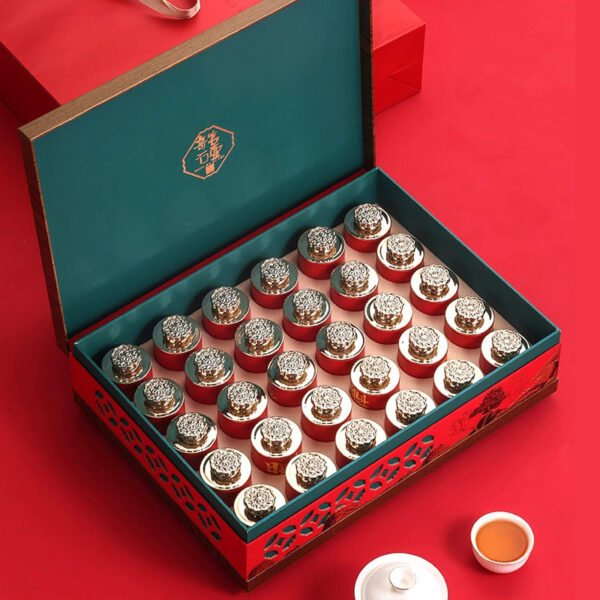 Zhongmin Hongtai, Anxi, Fujian Tieguanyin Premium Luzhou Fragrance Orchid Fruit Fragrance Free Small Jar Gift Box of Chinese New Year Tea