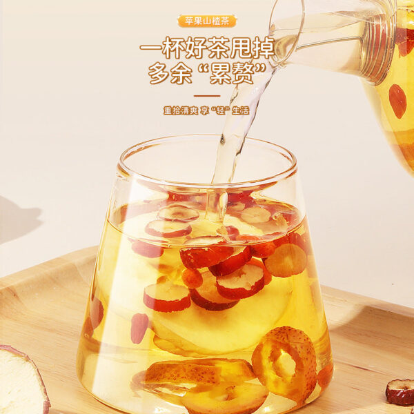 Fudonghai apple hawthorn tea 300g dried apples, good appetite, small belly soaked in water, spleen and stomach health tea wholesale and distribution - Image 2