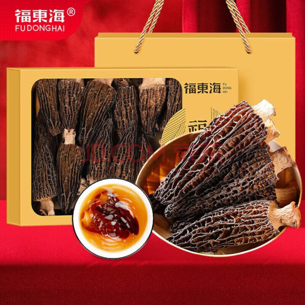 Fudonghai morels 102g/box wholesale Yunnan source dry goods large flower morels soup gift box gift