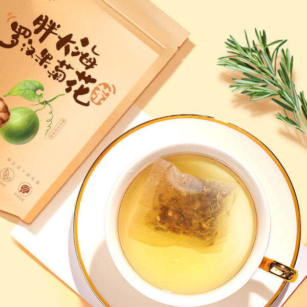 Fudonghai Fatty Sea Chrysanthemum Tea 150g, Luo Han Guo Cassia Seed Licorice Non-green Lung Tea Bag Health Tea Generation - Image 2