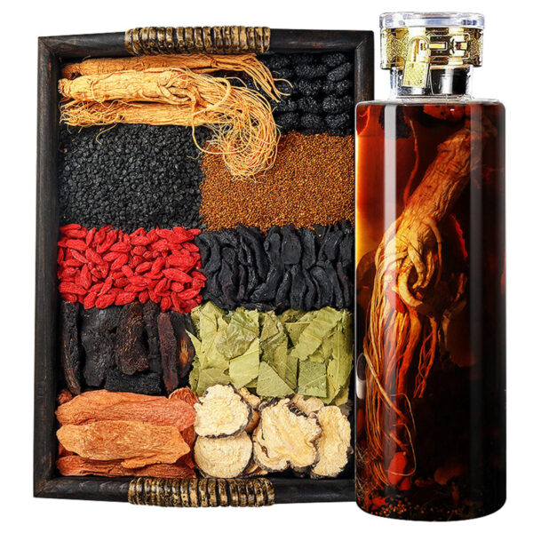 Fudonghai sparkling wine material 1000g/box wholesale medicinal material combination male medicinal wine ginseng sparkling wine formula Shiquan Dabu