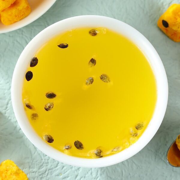 Dried passion fruit brewing drink fruit tea freeze-dried passion fruit cubes green orange kumquat lemon passion fruit tea soaked in water - Image 4