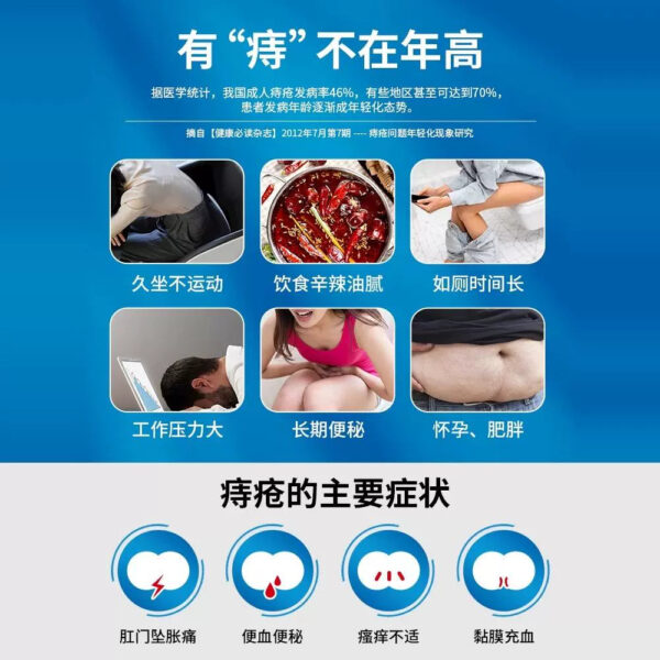 Sunflower Bear Bile Zhiling Ointment Internal and External Hemorrhoid Ointment Medicine for Hemorrhoids Clear heat and detoxify, reduce swelling, relieve pain, relieve itching and stop bleeding - Image 4