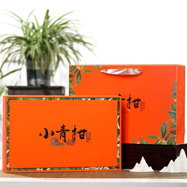 Zhongmin Hongtai Xiaoqing Citrus Aged Palace Ripe Pu'er Tea Leaf Peel Orange Pu Gift Box 250g Gift to Elders - Image 5