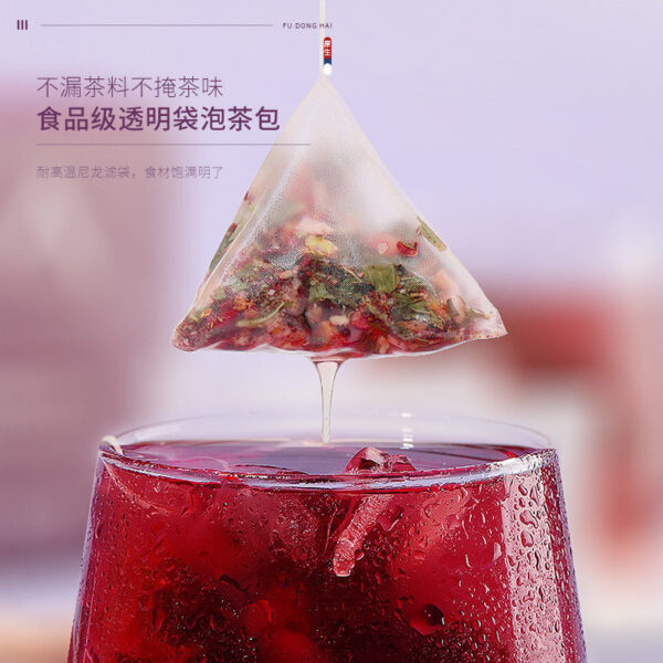Fudonghai sour plum soup 200g homemade no-cook osmanthus rose tangerine peel ebony soup drink cold brewed fruit tea health flower tea - Image 4