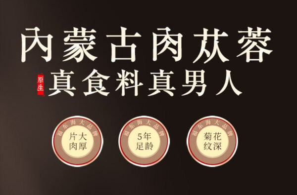 Fudonghai Cistanche 105g/can, Chinese herbal medicine Alxa oil Cistanche, hard Cistanche slices big cloud - Image 6