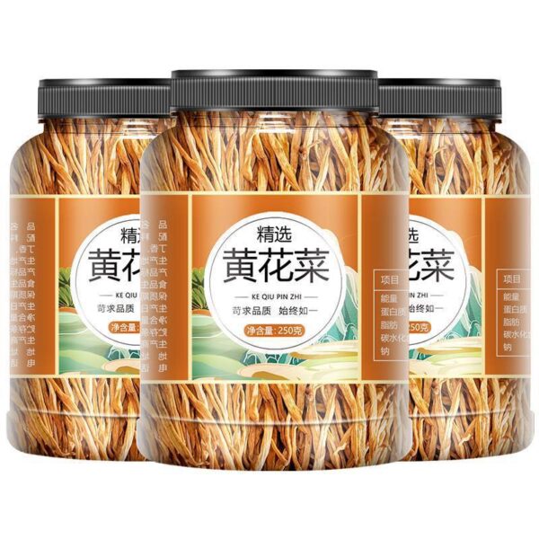 Day lily dried goods 500g new goods are not premium Shanxi Datong farmhouse homemade hot pot soup commercial dried golden needles - Image 8