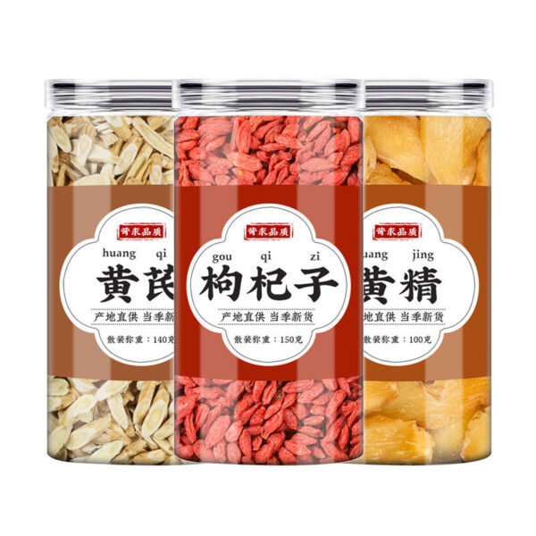 Astragalus Astragalus Wolfberry Tea Combination of Chinese Medicinal Materials Genuine Fresh Dry Goods Wolfberry Dried Thistle Health Tea Soaked in Water and Tea - Image 5