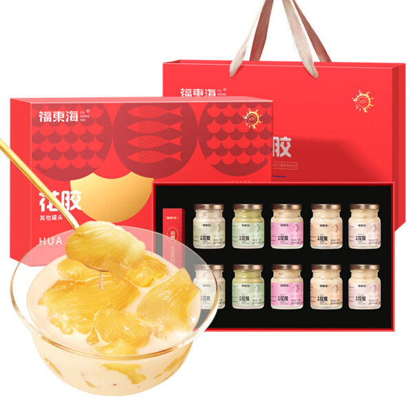 Fudonghai flower glue milk jelly 750g ready-to-eat isinglass supplement collagen pregnant women nutrition gift box wholesale distribution - Image 5