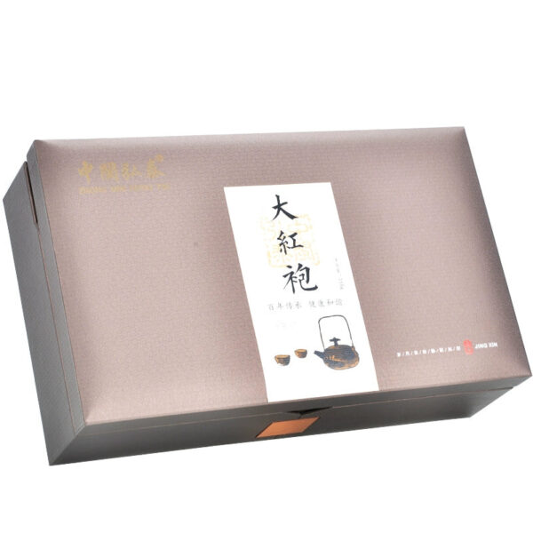 Zhongmin Hongtai Oolong Tea Charcoal Roasted Ripe Tea Premium Fruit Flower Fragrance Fujian Xindahongpao Tea Gift Box 255g - Image 2