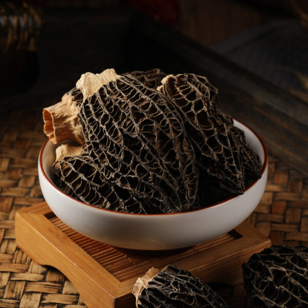 Fudonghai American Ginseng 50g + Dendrobium officinale 55g + Morchella 25g + Tangerine peel 30g New Year's Day gift box - Image 2