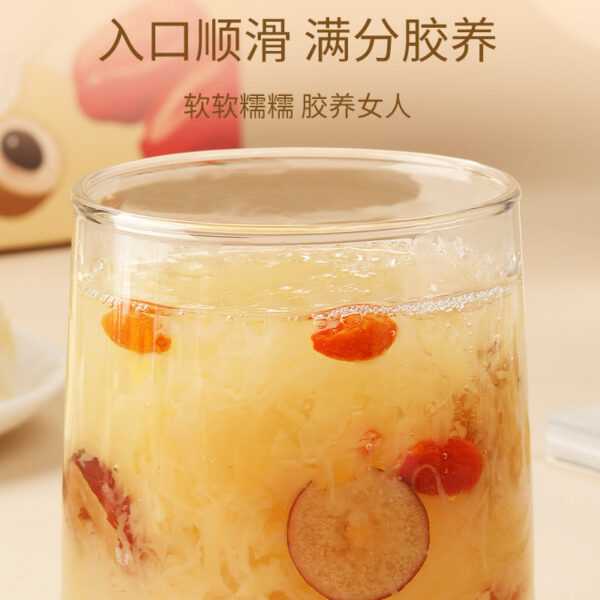 Fudonghai longan red dates Tremella soup 90 grams wolfberry women's nutritional meal replacement ready-to-eat freeze-dried breakfast wholesale distribution - Image 5