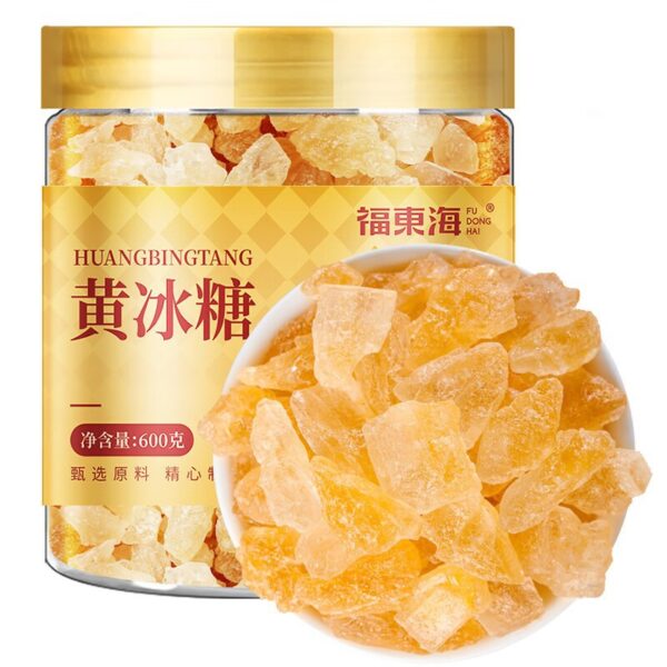 Fudonghai yellow rock sugar 600g medium polycrystalline small grain rock sugar canned Tremella lily sugar water significant other manufacturers wholesale