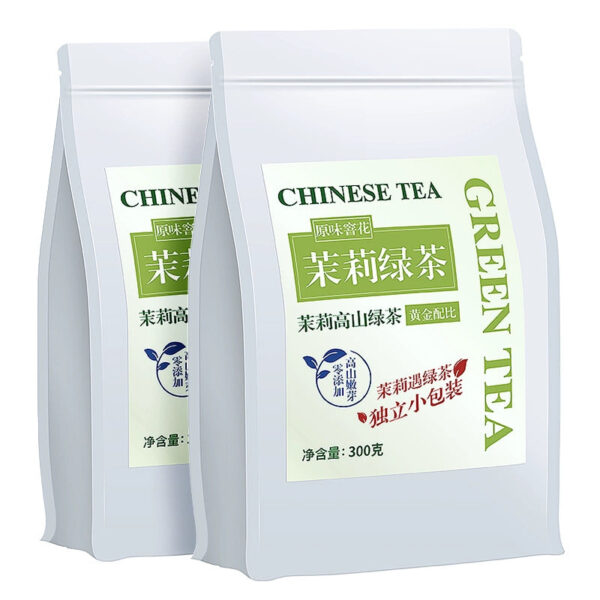 Zhongmin Hongtai Jasmine Tea Luxiang New Flower and Herb Tea Jasmine Piaoxue Spring Tea Green Tea Bulk Bag 300g - Image 2