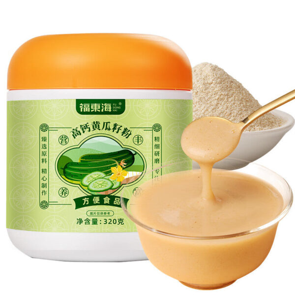 Fudonghai high calcium cucumber seed powder 320g old yellow melon seed powder middle-aged and elderly without added sucrose camp wholesale - Image 6