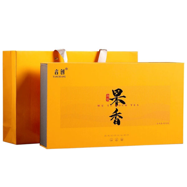 2025 New Tea Zhongmin Hongtai Premium Fujian Wuyishan Flower and Fruit Fragrant Cinnamon Packet Free Gift Box Bag 250g - Image 2