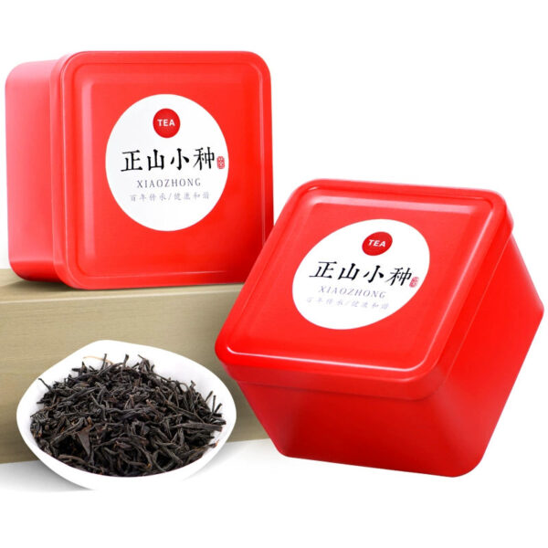 Zhengshan small black tea tea tea special 500 first-class strong fragrance Fujian Wuyishan small packaging gift box canned new tea 50g - Image 2
