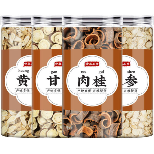 Astragalus Licorice Cinnamon Ginseng Tea Chinese Medicinal Materials Baoyuan Soup Genuine Official Flagship Store Beiqi Raw Materials Tea Efficacy - Image 5