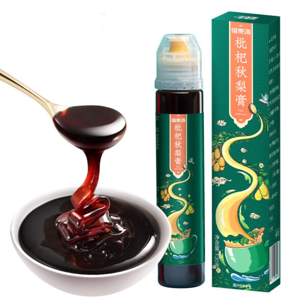 Fudonghai loquat autumn pear paste 130g containing honey maltose Luo Han Guo chrysanthemum licorice fat sea pear paste wholesale