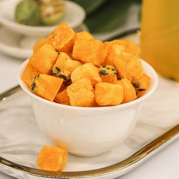 Freeze-dried passion fruit cubes dried 500g brewed fruit dried kumquat lemon green orange cold brewed tea dried eat soaked in water drink - Image 2