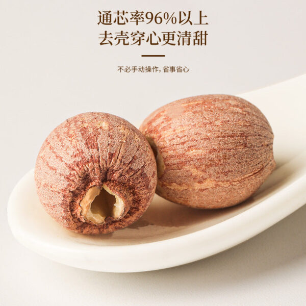 420g Fudonghai red lotus seeds, dry goods large grain Xiangtan Xianglian seeds with skin and core, new goods wholesale in season, soup - Image 3